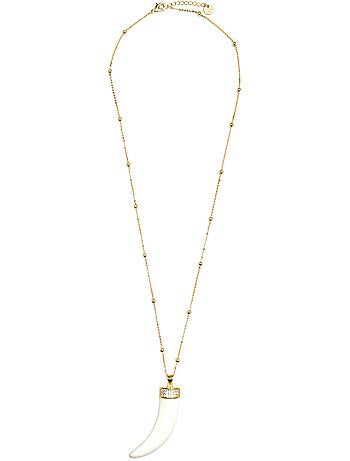 Collier Luxenter finition argent et laqué blanc - Arhew