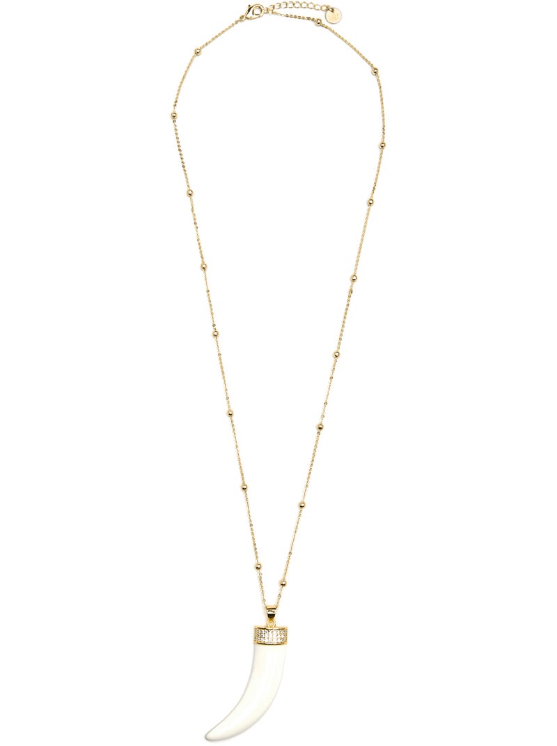Collier Luxenter finition argent et laqué blanc - Arhew Argent - Kiabi