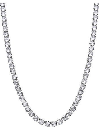 Collier Luxenter finition argent et zircone brillante - Ginsi