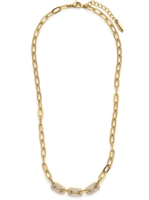 Collier Luxenter finition or jaune 18 carats - Nelith - Kiabi Collier Luxenter finition or jaune 18 carats - Nelith - Kiabi