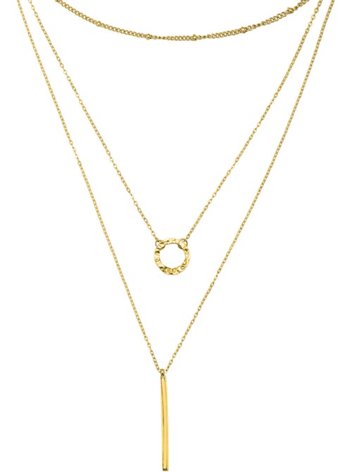 Collier Luxenter finition or jaune 18 carats - Rewary - Kiabi