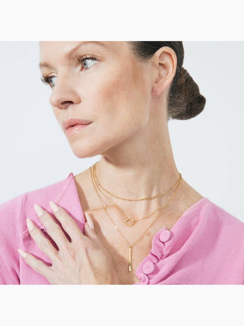 Collier Luxenter finition or jaune 18 carats - Rewary Doré/or - Kiabi