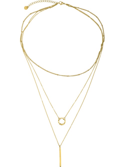 Collier Luxenter finition or jaune 18 carats - Rewary - Kiabi