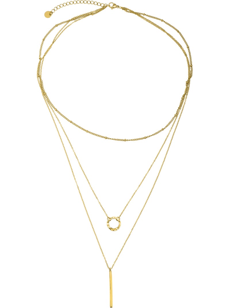 Collier Luxenter finition or jaune 18 carats - Rewary Doré/or - Kiabi