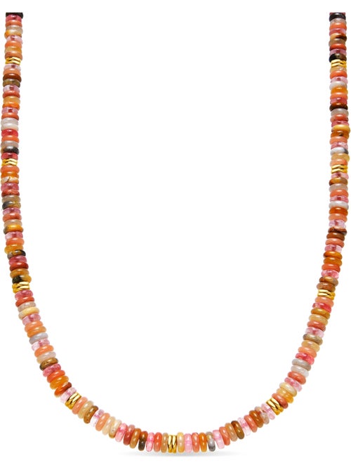 Collier Luxenter finition or jaune 18 carats et pierre naturelle multicolore - Onisu - Kiabi Collier Luxenter finition or jaune 18 carats et pierre naturelle multicolore - Onisu - Kiabi