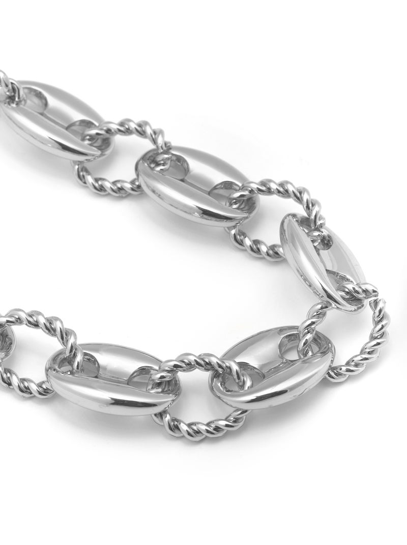 Collier Luxenter finition rhodium - Laroth Gris - Kiabi