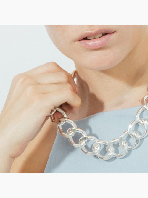 Collier Luxenter finition rhodium - Moba - Kiabi