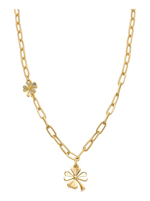 Collier Luxenter Fleur finie en or - Kiabi