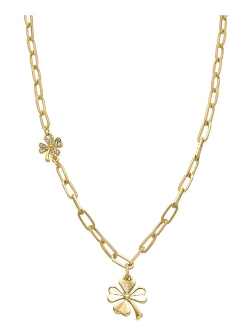 Collier Luxenter Fleur finie en or - Kiabi