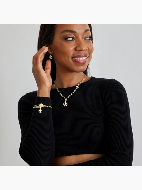 Collier Luxenter Fleur finie en or - Kiabi