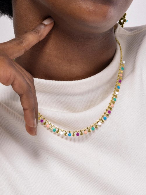 Collier Luxenter Haraim en or jaune 18 carats - Kiabi