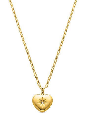 Collier Luxenter Ikpo finition or jaune 18k