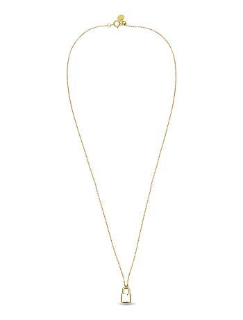 Collier Luxenter imlor en argent 925 avec finition plaquée or jaune 18 carats