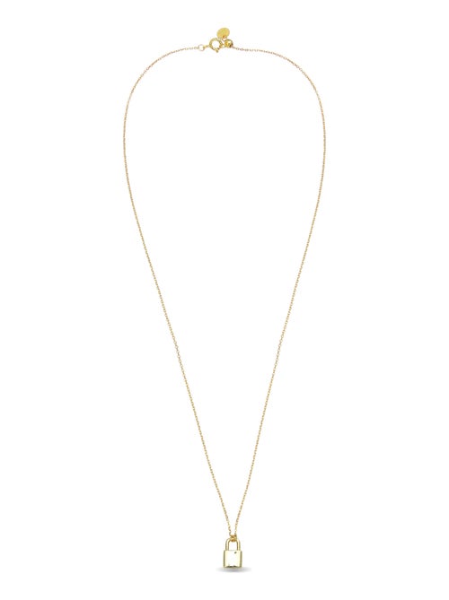 Collier Luxenter imlor en argent 925 avec finition plaquée or jaune 18 carats - Kiabi