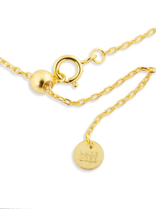 Collier Luxenter imlor en argent 925 avec finition plaquée or jaune 18 carats - Kiabi