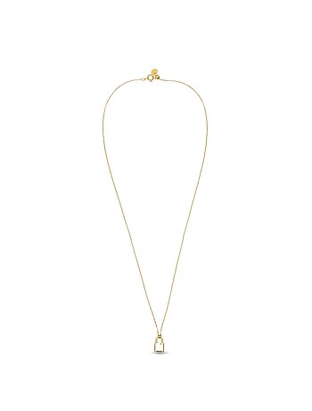 Collier Luxenter imlor en argent 925 avec finition plaquée or jaune 18k