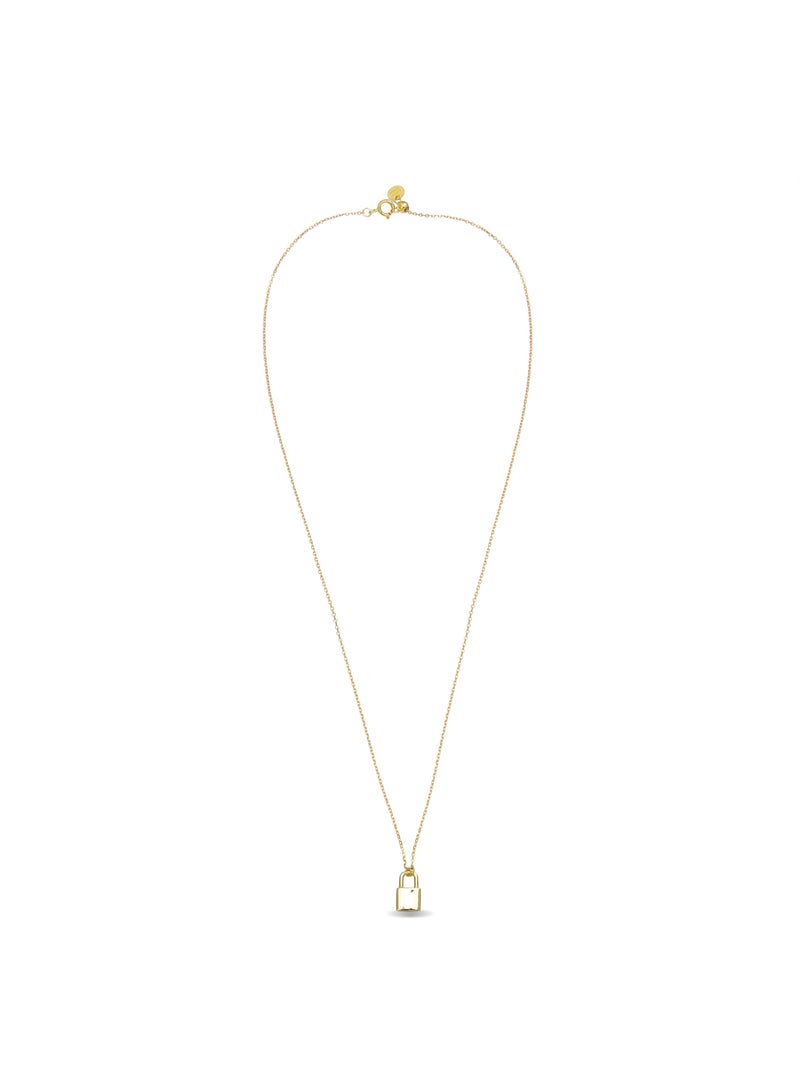 Collier Luxenter imlor en argent 925 avec finition plaquée or jaune 18k Doré - Kiabi