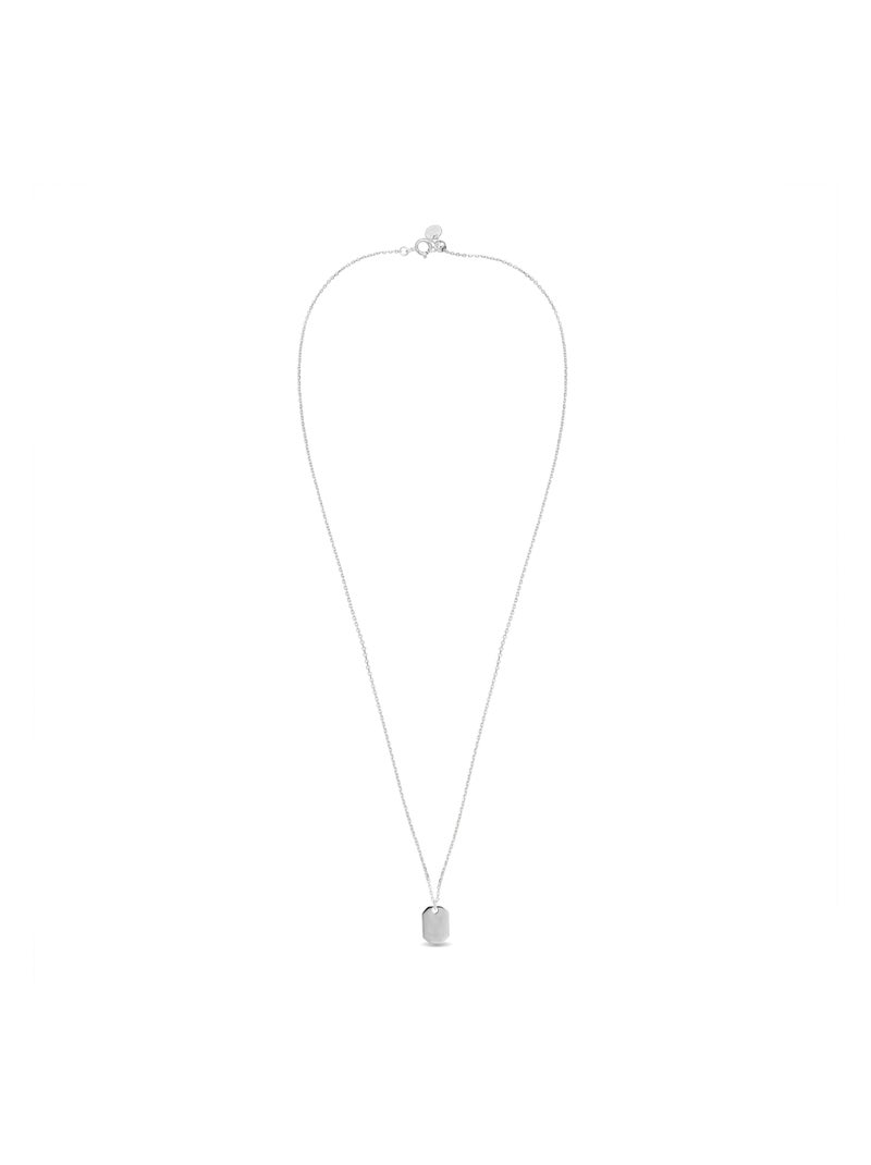 Collier Luxenter imlor en argent 925 avec finition rhodiée Argent - Kiabi