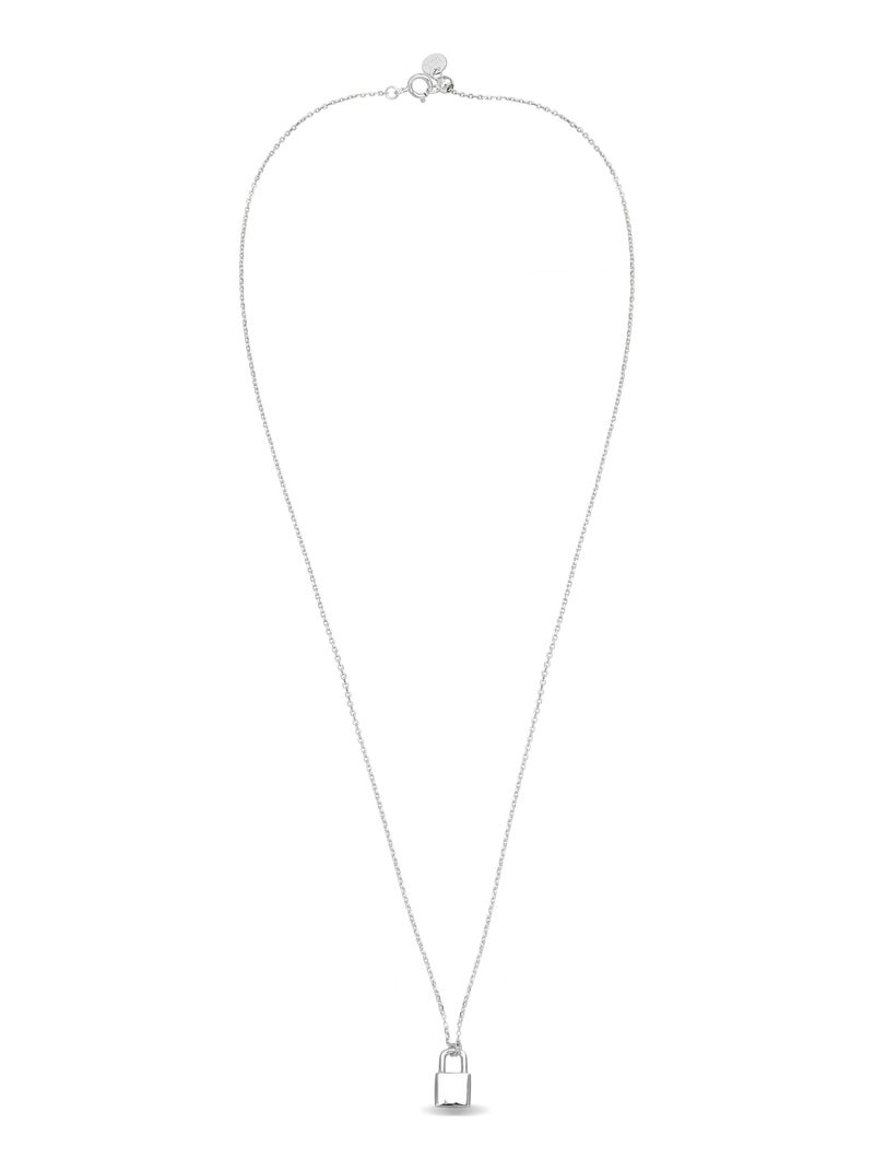 Collier Luxenter imlor en argent 925 avec finition rhodiée Argent - Kiabi