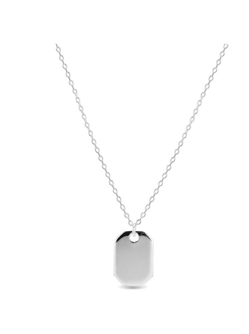 Collier Luxenter imlor en argent 925 avec finition rhodiée - Kiabi Collier Luxenter imlor en argent 925 avec finition rhodiée - Kiabi