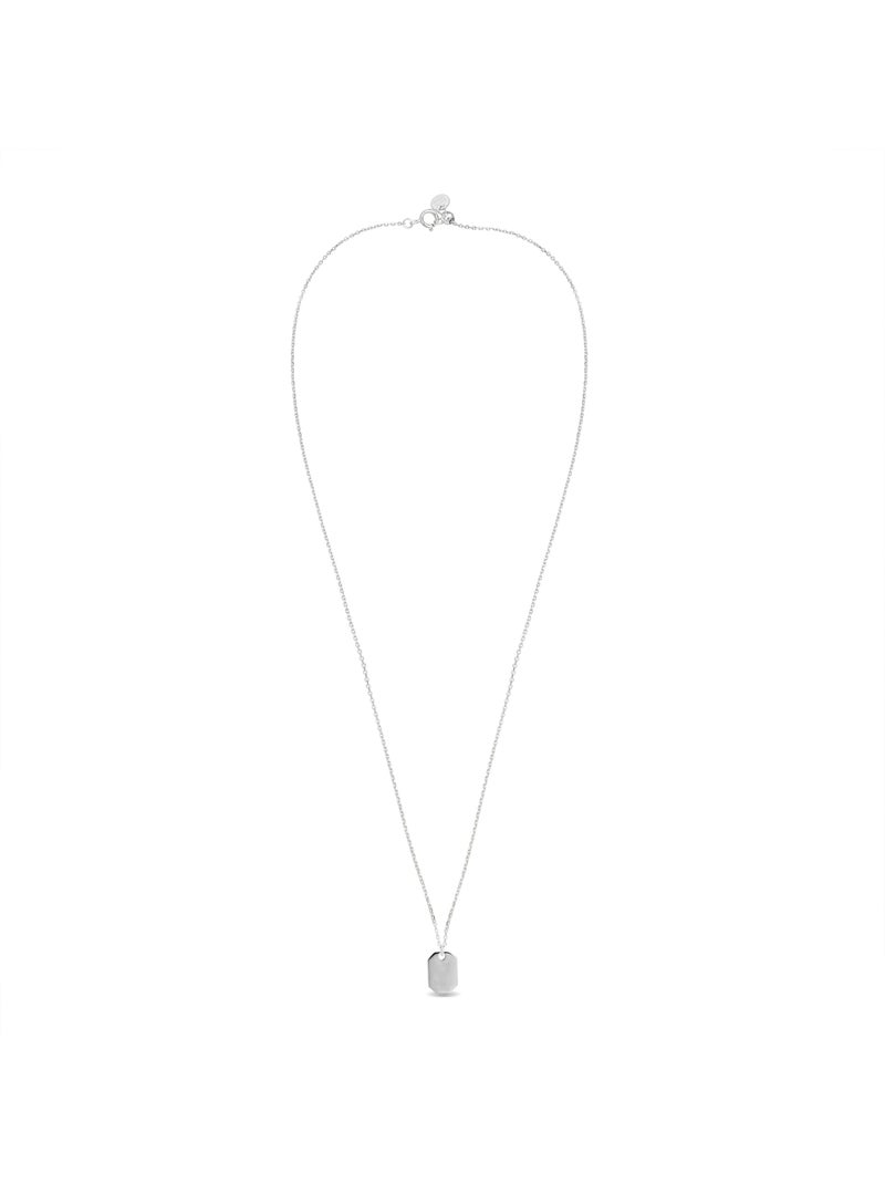 Collier Luxenter imlor en argent 925 avec finition rhodiée Argent - Kiabi