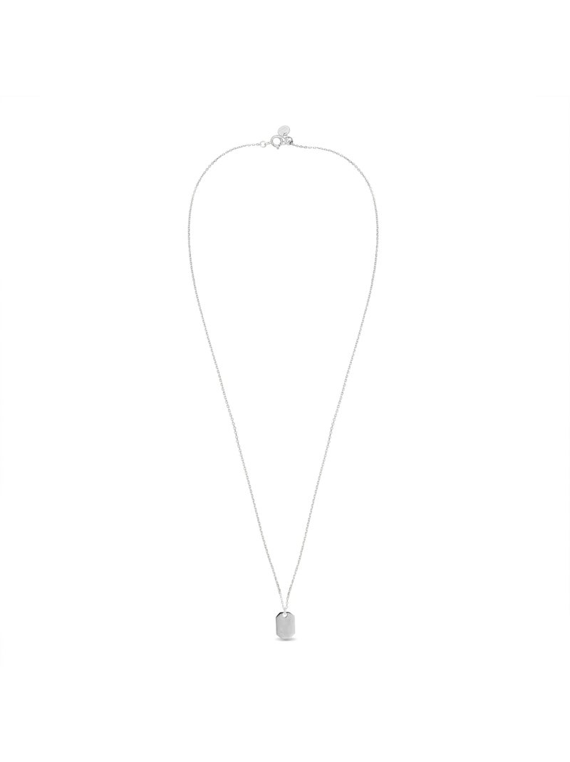 Collier Luxenter imlor en argent 925 avec finition rhodiée Argent - Kiabi