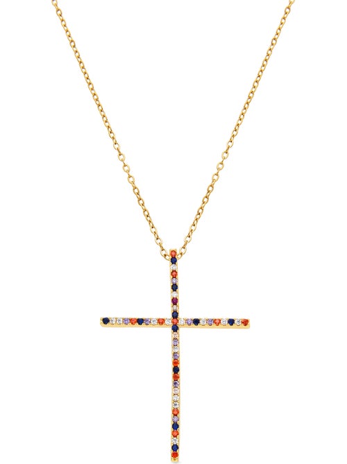 Collier Luxenter Irend et plaqué or 18k - Kiabi