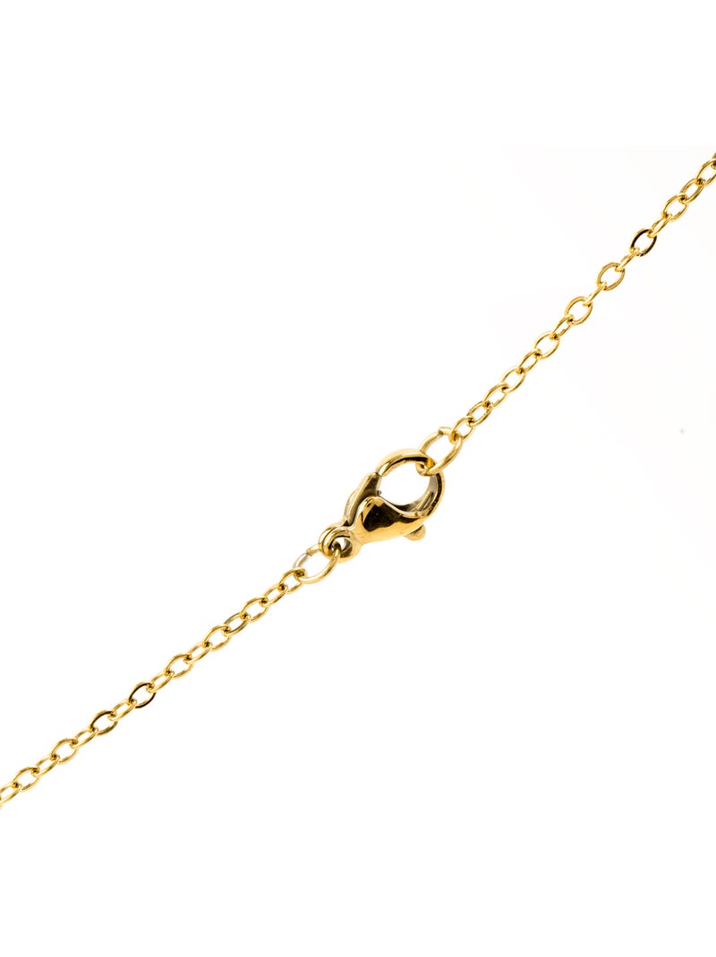 Collier Luxenter Irend et plaqué or 18k Multicolore - Kiabi