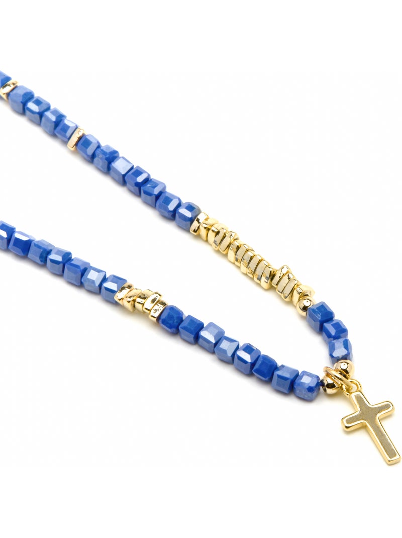 Collier Luxenter Iszun Argent 925 Bleu - Kiabi