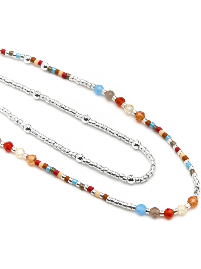 Collier Luxenter Lareth Argent 925 Bleu - Kiabi