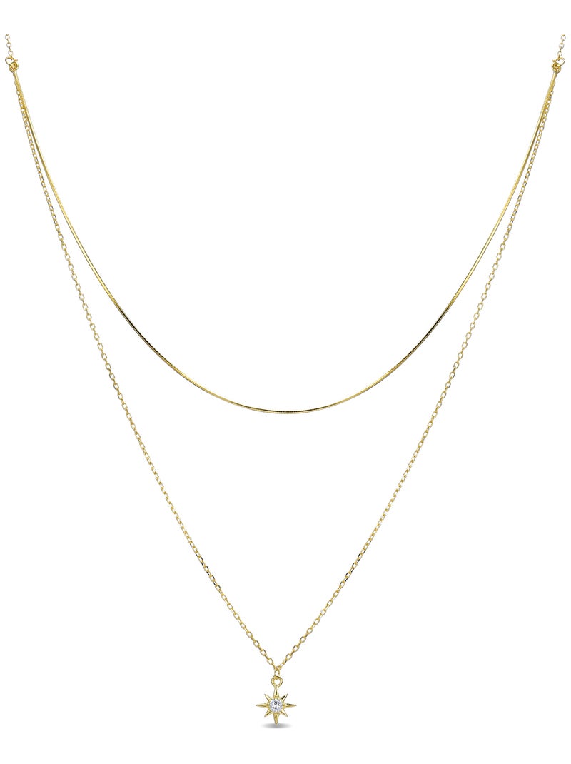 Collier Luxenter lialt en argent sterling Argent - Kiabi
