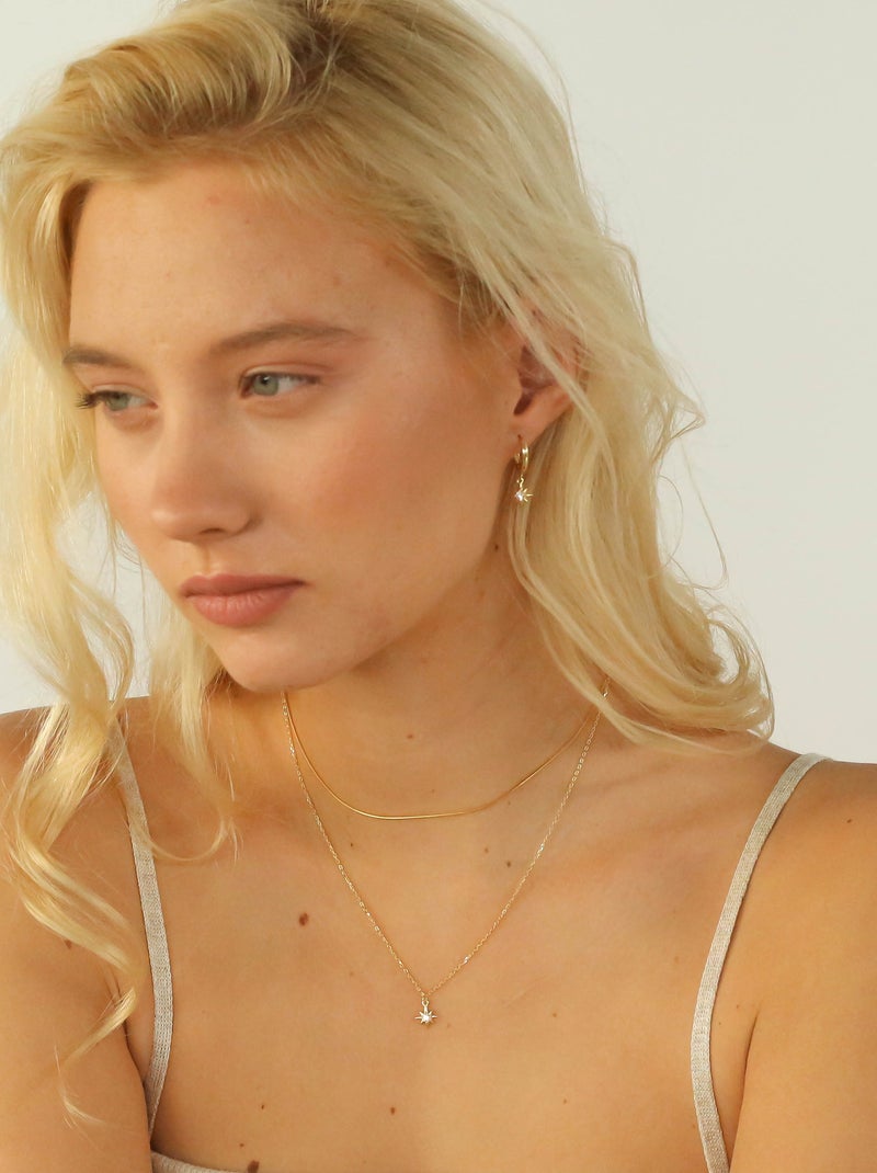 Collier Luxenter lialt en argent sterling Argent - Kiabi