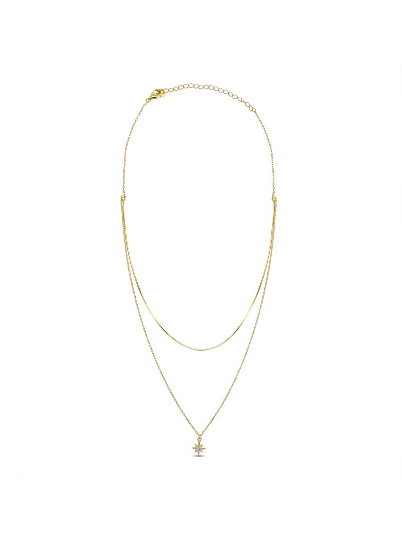 Collier Luxenter lialt en argent sterling Doré/or - Kiabi