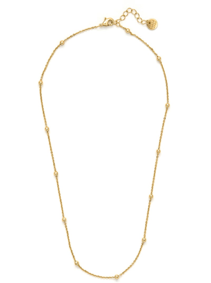 Collier Luxenter Liydat fini en or Doré - Kiabi