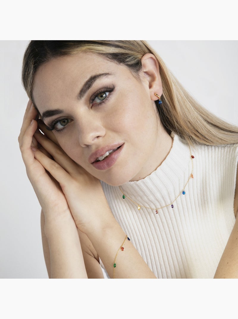 Collier Luxenter Lukza Argent 925 Multicolore - Kiabi