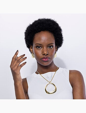 Collier Luxenter Mei et plaqué or 18k