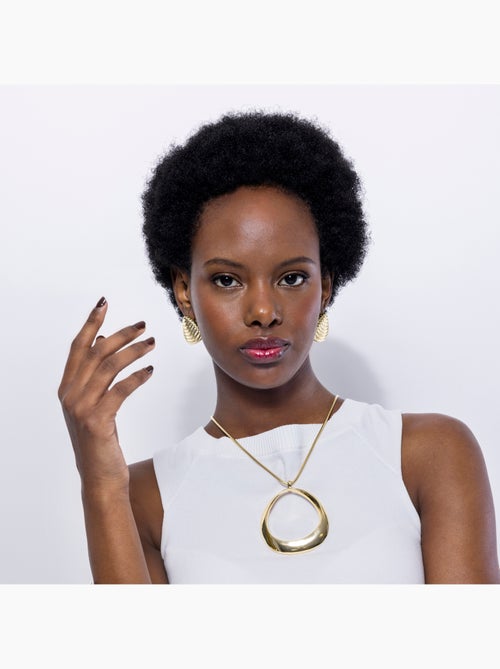 Collier Luxenter Mei et plaqué or 18k - Kiabi Collier Luxenter Mei et plaqué or 18k - Kiabi