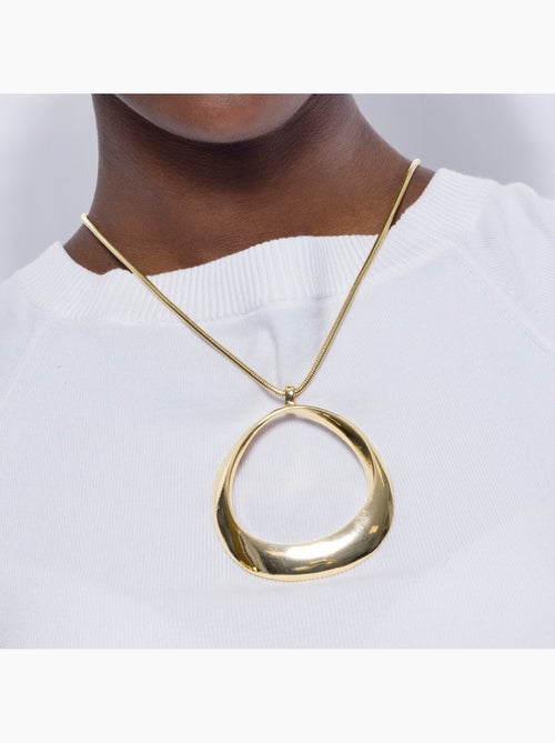 Collier Luxenter Mei et plaqué or 18k - Kiabi Collier Luxenter Mei et plaqué or 18k - Kiabi