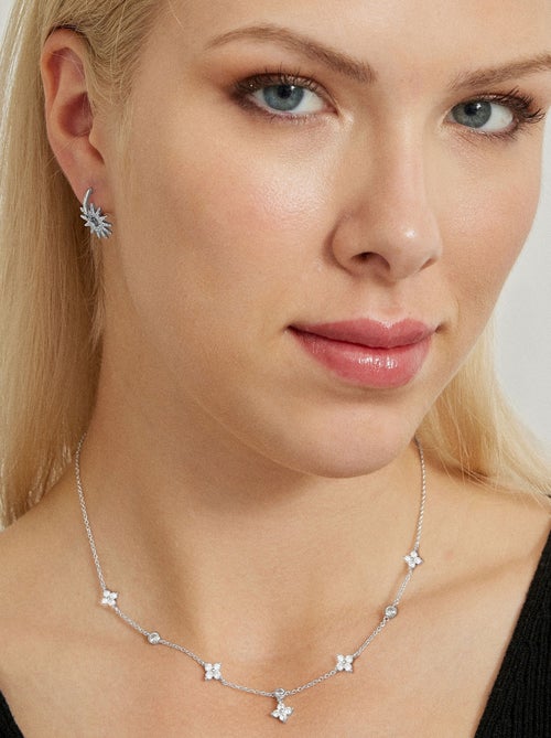 Collier Luxenter Nainne finition rhodium - Kiabi