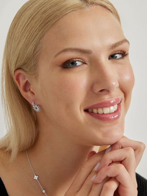 Collier Luxenter Nainne finition rhodium - Kiabi