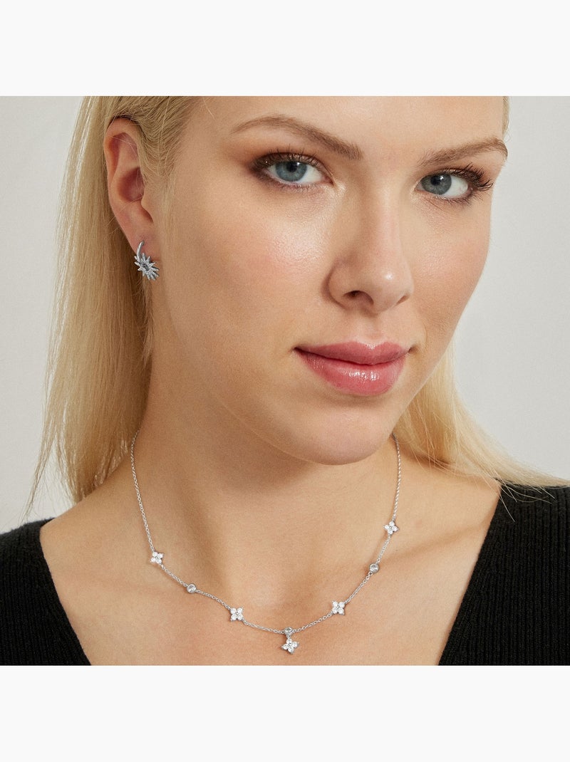 Collier Luxenter Nainne finition rhodium Argenté - Kiabi
