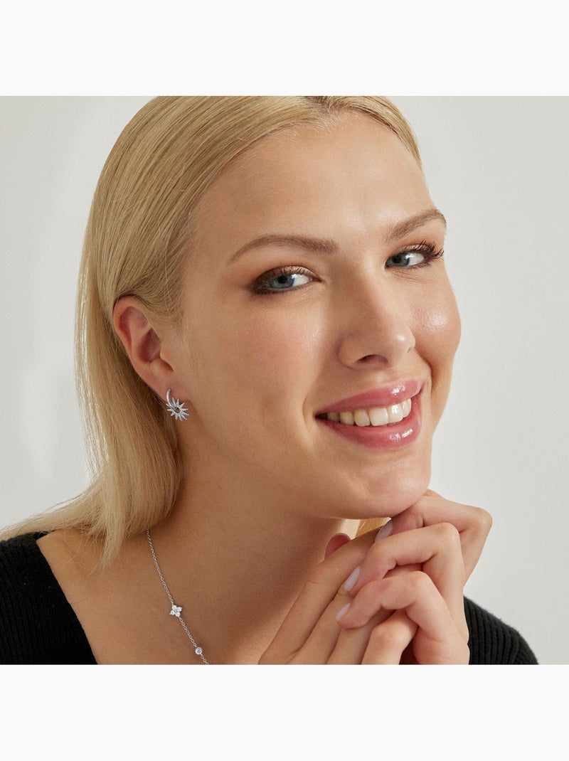 Collier Luxenter Nainne finition rhodium Argenté - Kiabi