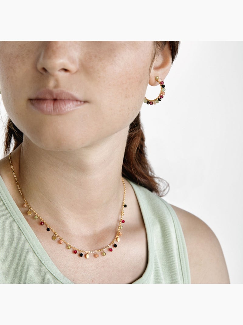 Collier Luxenter Natsad en argent 925 Multicolore - Kiabi