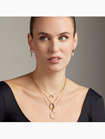 Collier Luxenter plaqué or 18 carats - Zinne