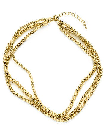 Collier Luxenter plaqué or jaune 18 carats - Bielzu