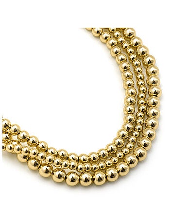 Collier Luxenter plaqué or jaune 18 carats - Bielzu