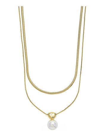 Collier Luxenter plaqué or jaune 18 carats - Cerya