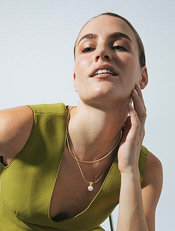 Collier Luxenter plaqué or jaune 18 carats - Cerya