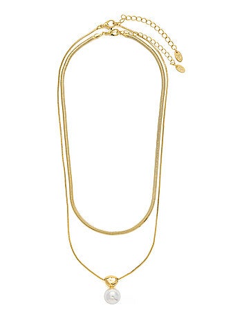 Collier Luxenter plaqué or jaune 18 carats - Cerya