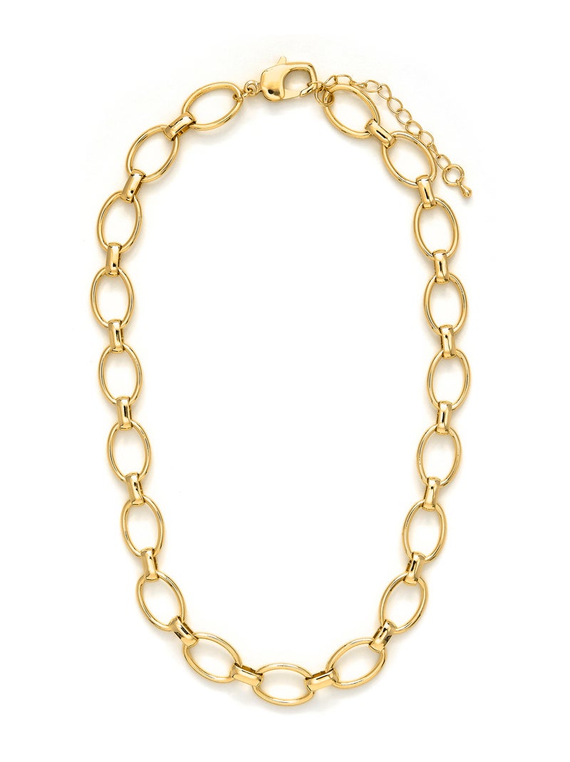 Collier Luxenter plaqué or jaune 18 carats - Ciati Doré - Kiabi